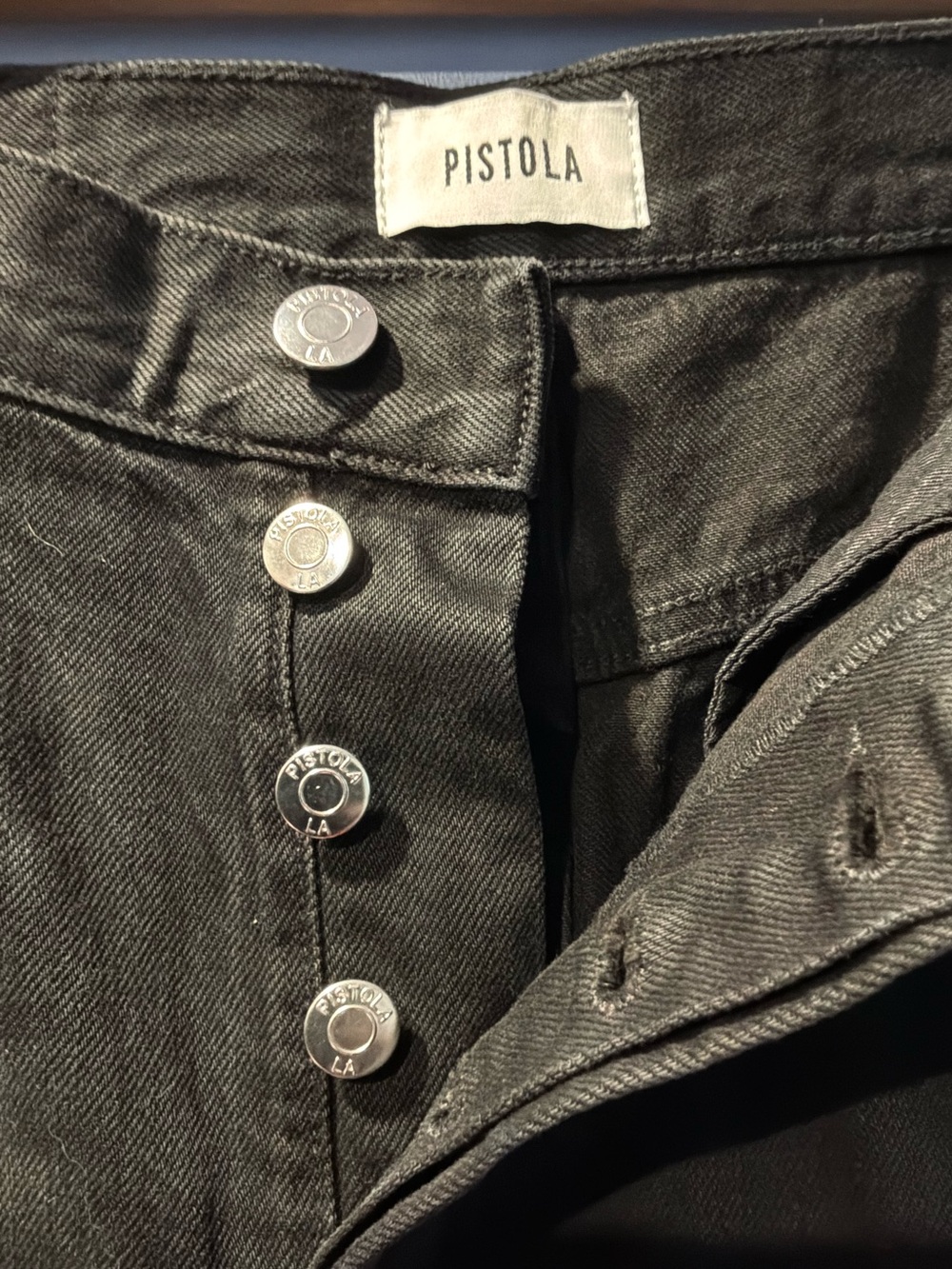 Pistola Black Wide, Bow-Leg Jeans - Picture 2 of 8